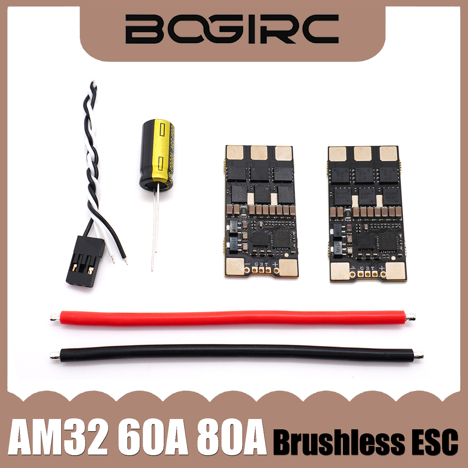 Drone Racing Esc - BOGIRC Brushless 60A/80A AM32 32BIT ESC
