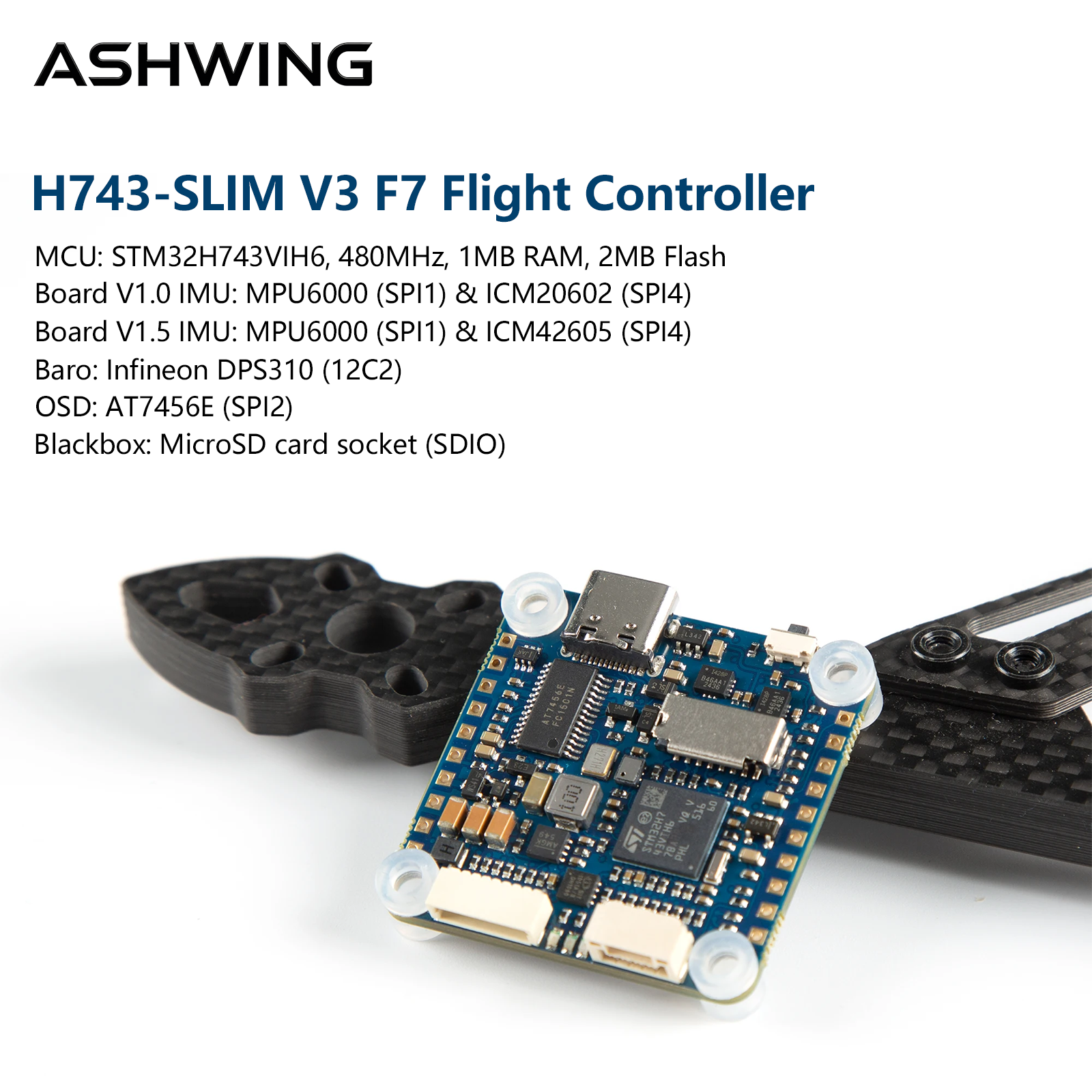 H743-SLIM V3 Flight Controller - Drone Racing Flight Controller avis et prix