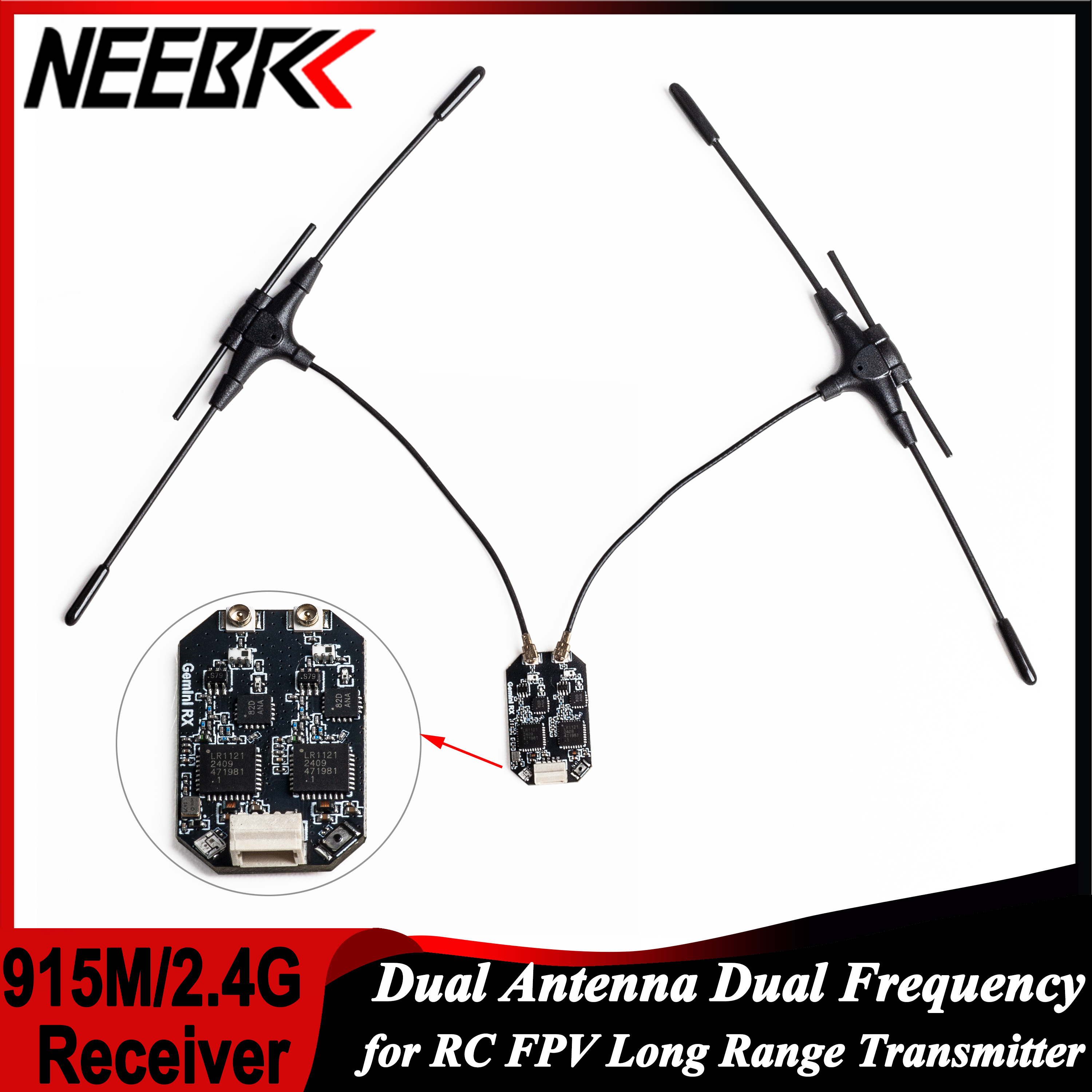 ELRS 915MHz/2.4GHz Gemini Dual - Drone Racing Antenna avis et prix