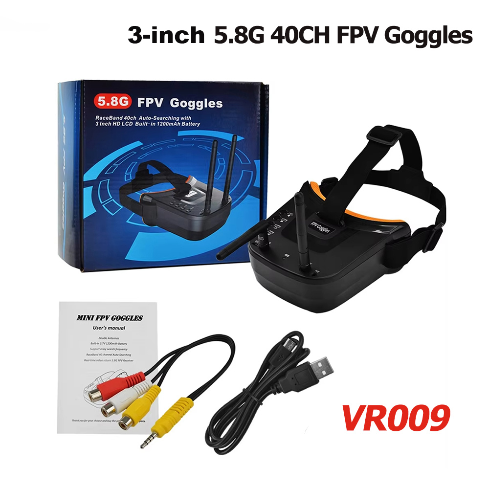 VR009 FPV Video Goggles 3Inch  - Drone Racing Goggles avis et prix
